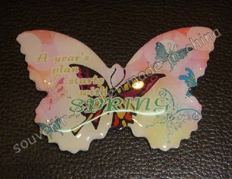 Butterfly Epoxy Fridge Magnet Souvenir