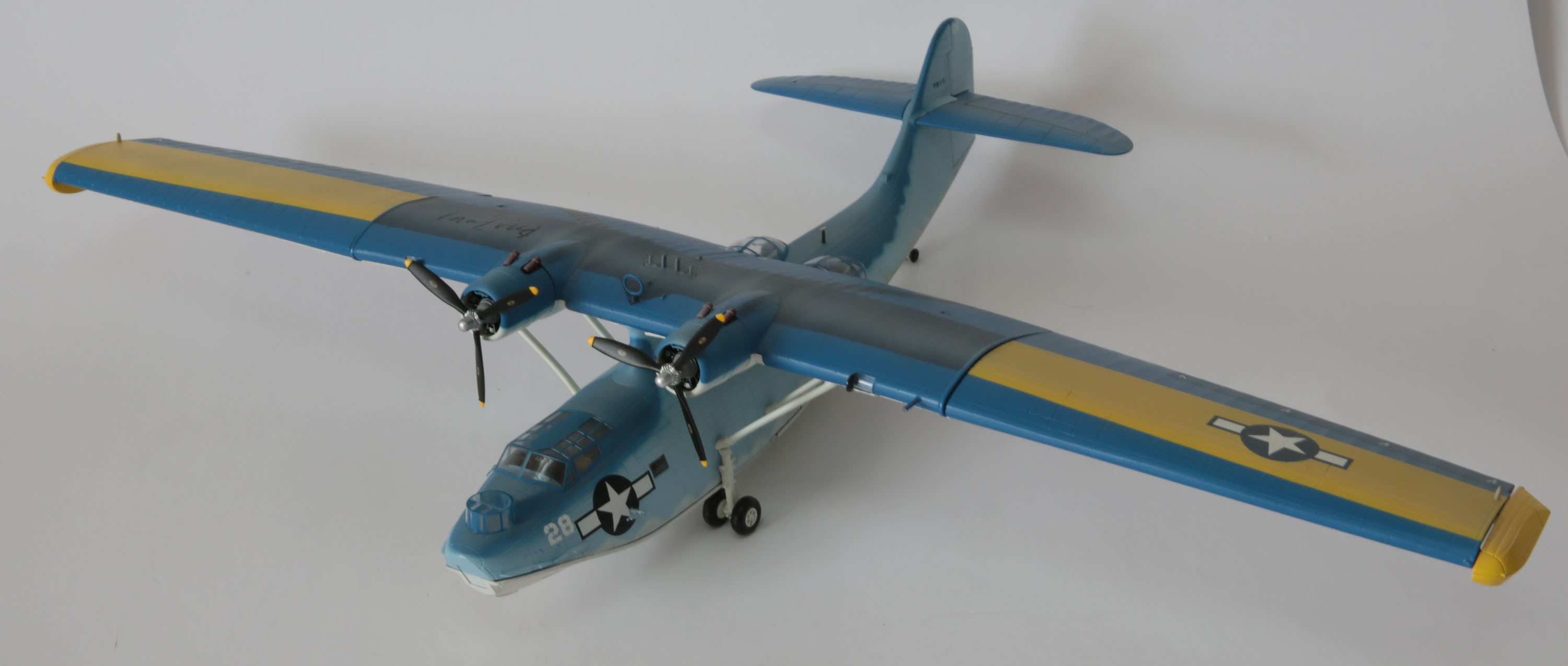 Metal Plane Display Decoration Pby Seaplane Model in 1/48 Scale with All Extra Details