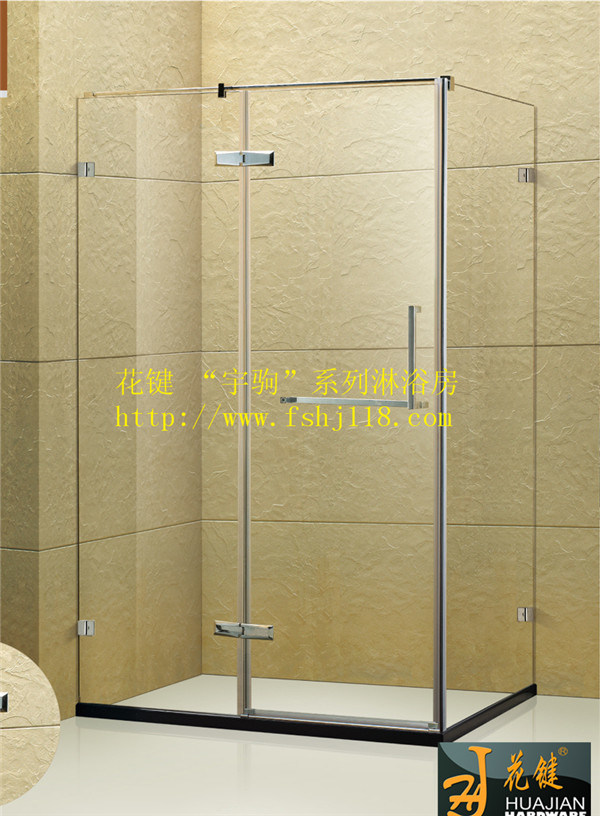 Customized Frameless Hinged Shower Room (Y2133)