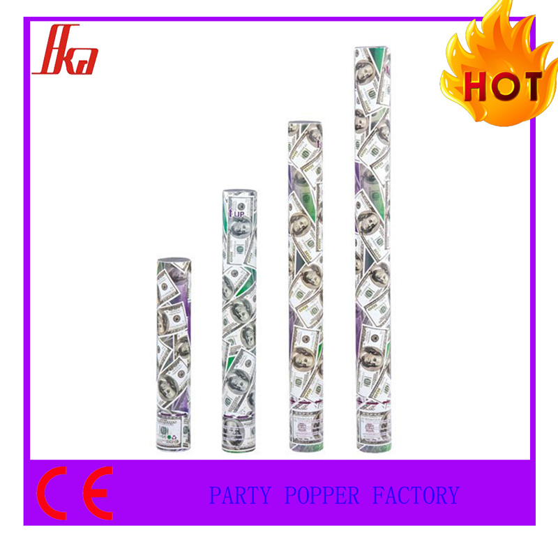 High Quality Compressed Air Money Party Popper
