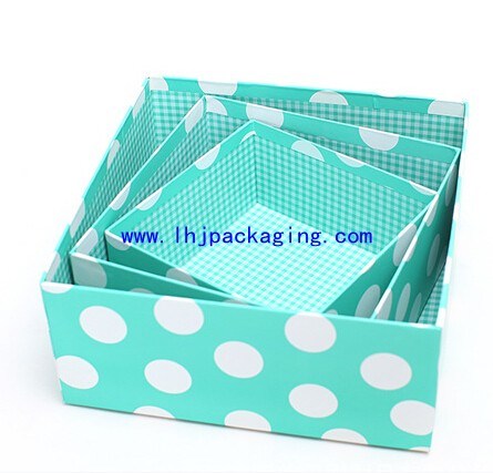 High End Cardboard Packaging Gift Paper Box with Special DOT