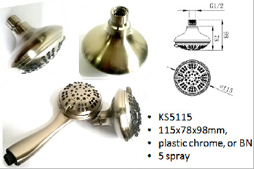 Hand Shower and Shower Head, Shower Combo Water Saving Water Flow