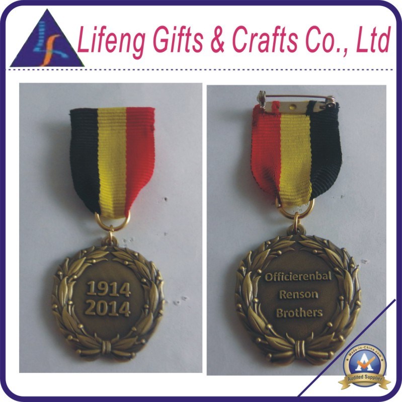 2014 3D Renson Belium Flag Medal with Ribbon