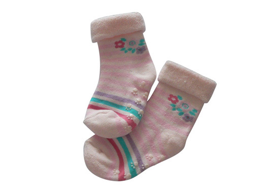 Baby Sock Full Terry with PVC Anti-Slip Dots (BS-12)