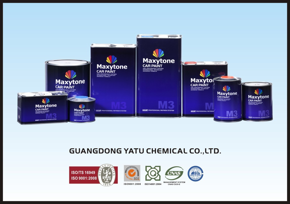 Maxytone M3 Solid Paint for Automotive Repair with High Solid