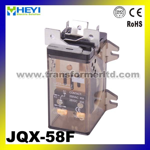 High Power Electromechanical Relay Manufacturer Jqx-58f