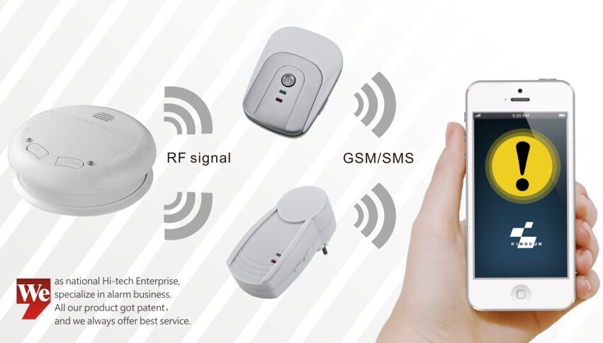 Smart GSM Linker to Smoke Alarm