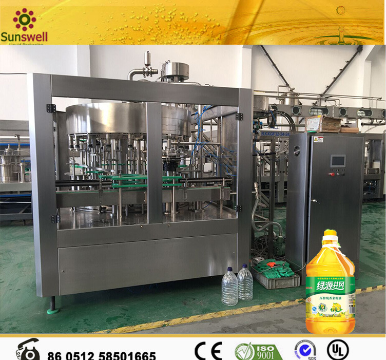 Automatic Vegetable Oil Bottling Machine / Equipment