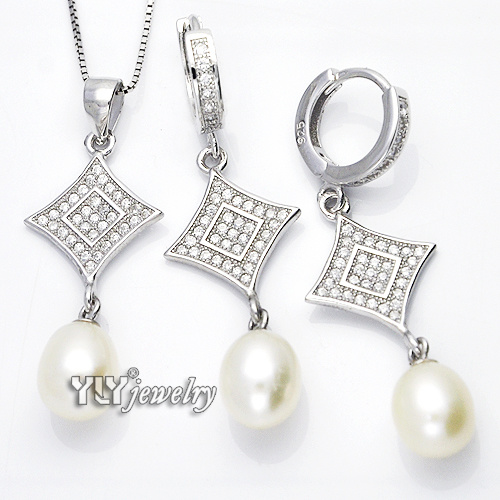Fashion 925 Sterling Silver Pearl Jewellery (YS-1415)