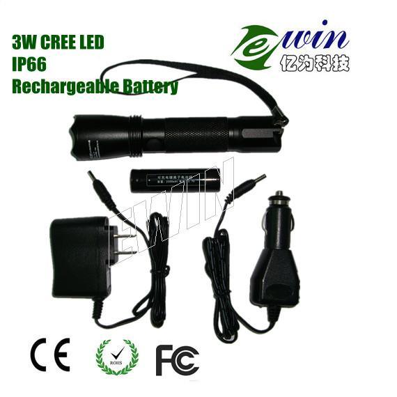 Explosion Proof Rechargeable LED Torch with CREE LED