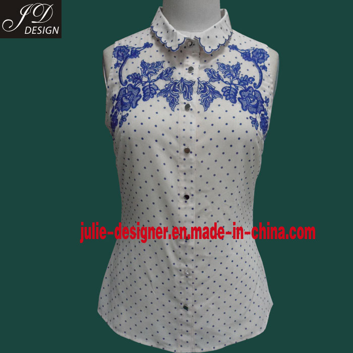 Ladies' Shirt with Embroidery