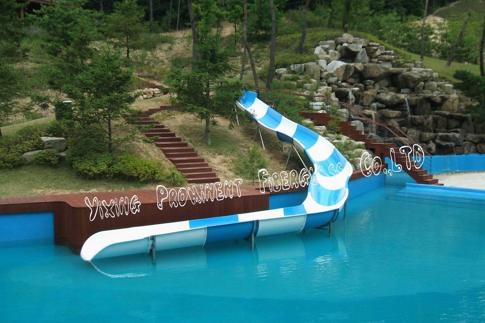 Single Channel Water Slide Park