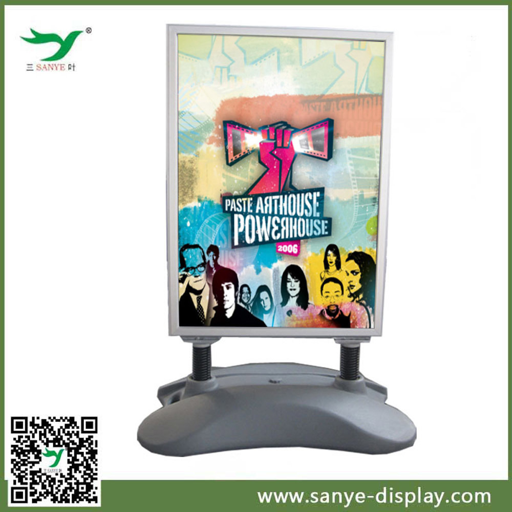 Aluminum Double Sided Water Base Sign Stand