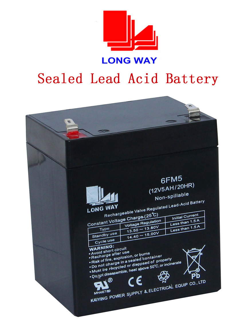 12V5ah Valve Regulated Lead Acid Battery