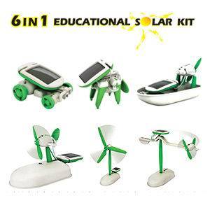 Educational Toys Solar Toys, DIY Toys, 6 in 1 Solar Education Solar Toys (ZLY601)