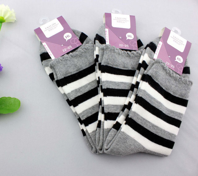 Ladies Striped Socks (101517C)