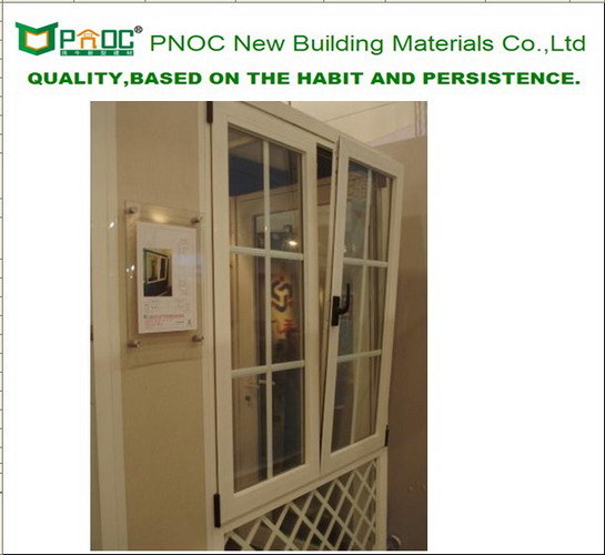 Chinese Popular Tilt Turn Window with Vertical Rolling Mosquito Screen