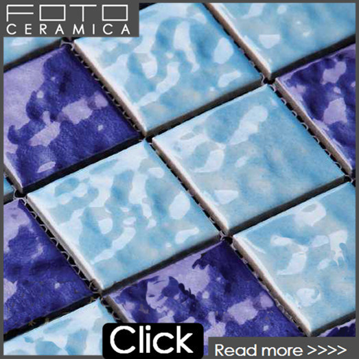 Mixed Color Glazed Ceramic Art Mosaic Wall Tile for Swim Pool (DL-ID1258H2)