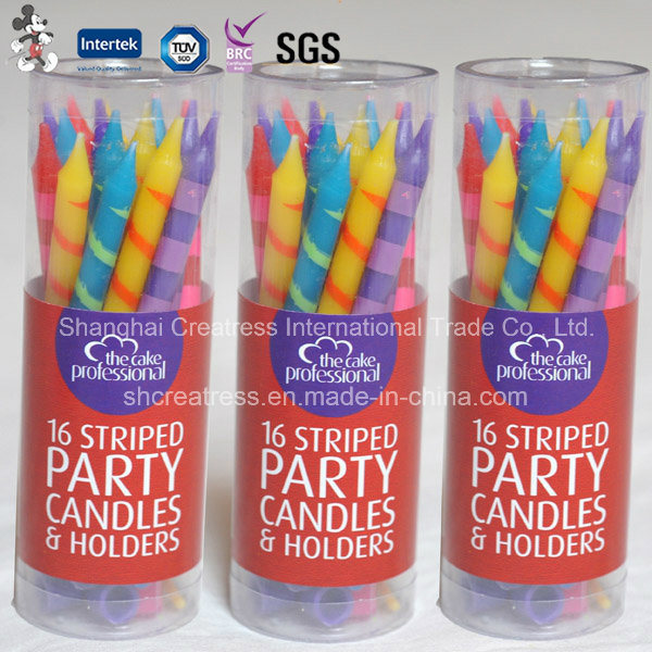 New Style Birthday Decorative Taper Candle