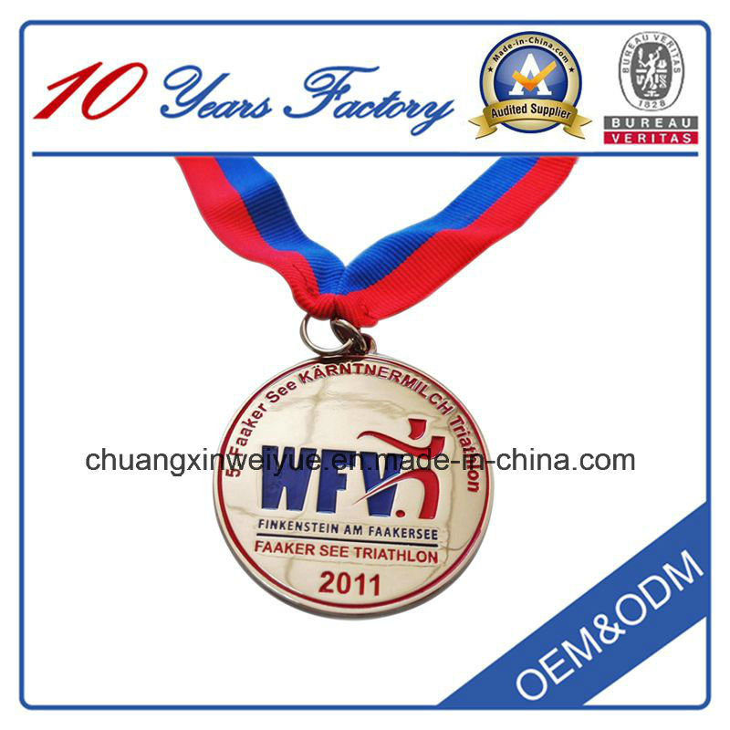 Welcome Custom Souvenir Medal with Ribbon