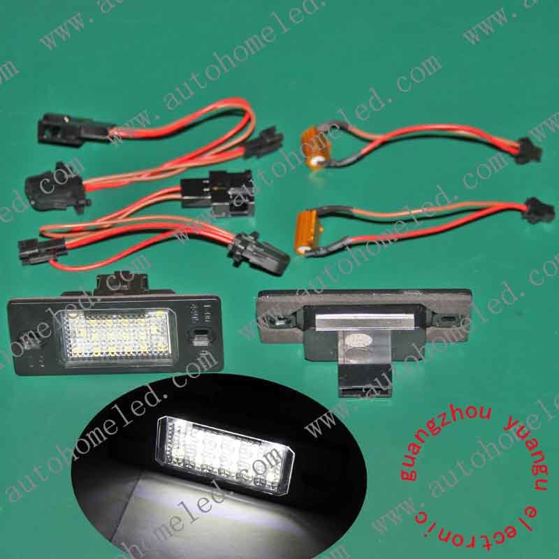 LED Number License Plate Lamp Canbus Design Waterproof for Porsche