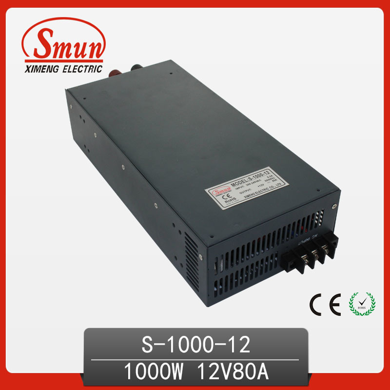 Switching Power Supply 1000W 12V80A/ 15V 66A