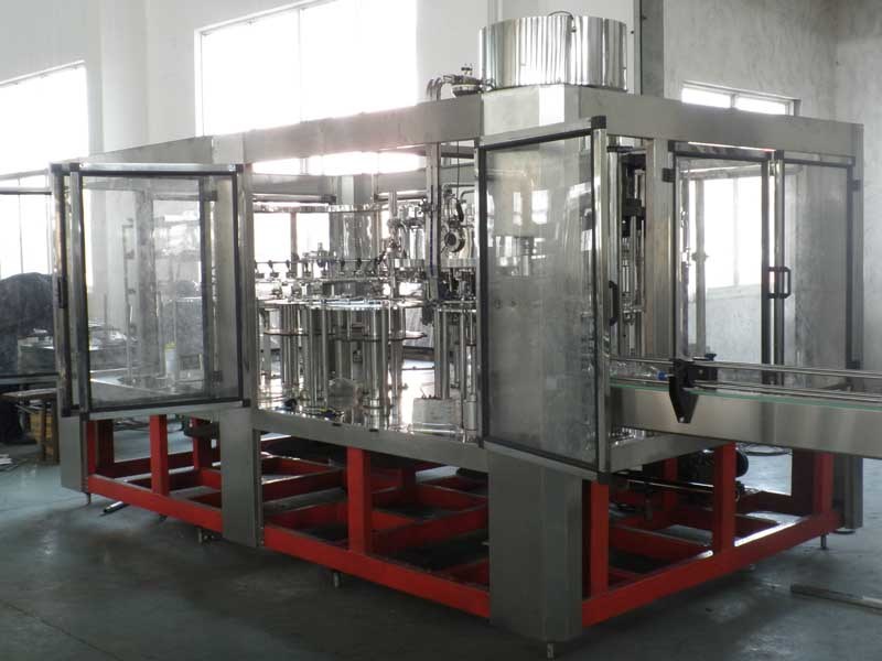 Carbonated Drink Rinsing Filling Sealing 3 in 1 Filling Machine
