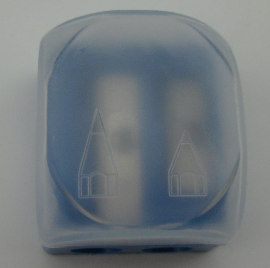 Pencil Sharpener with 2 Holes and Plastic Cover