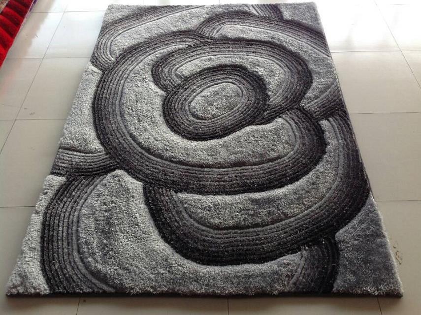 Inspissate Anti-Slip Flower Carpet Rug Textile