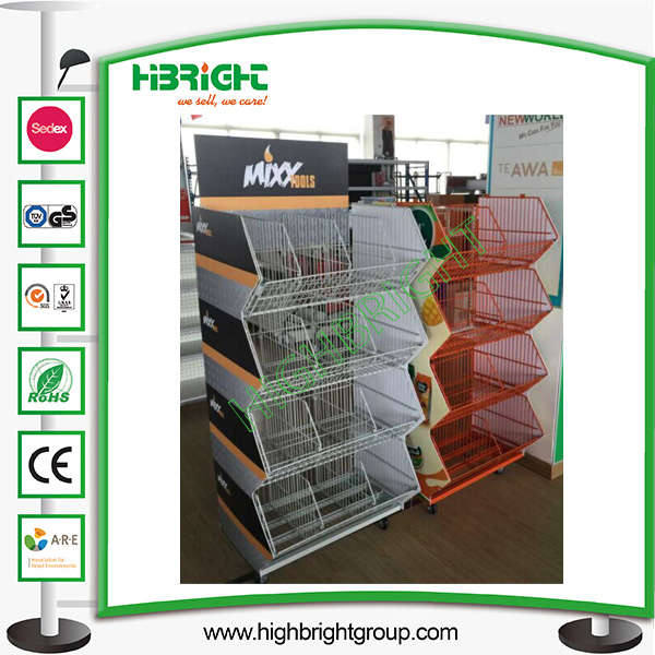 Promotional Stacking Wire Basket for Supermarket