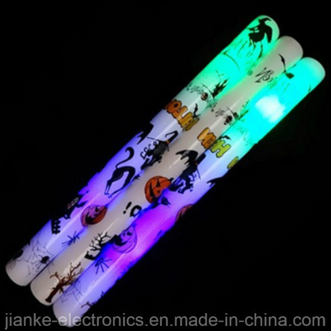 Color Changing Foam LED Cheering Stick with Logo Print (4016)
