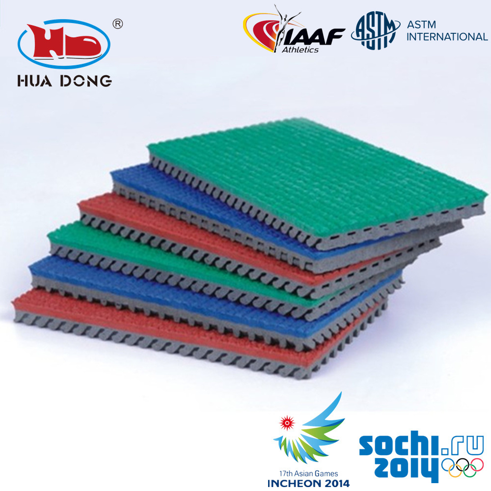 Iaaf Synthetic Rubber Running Track Material for Track and Field
