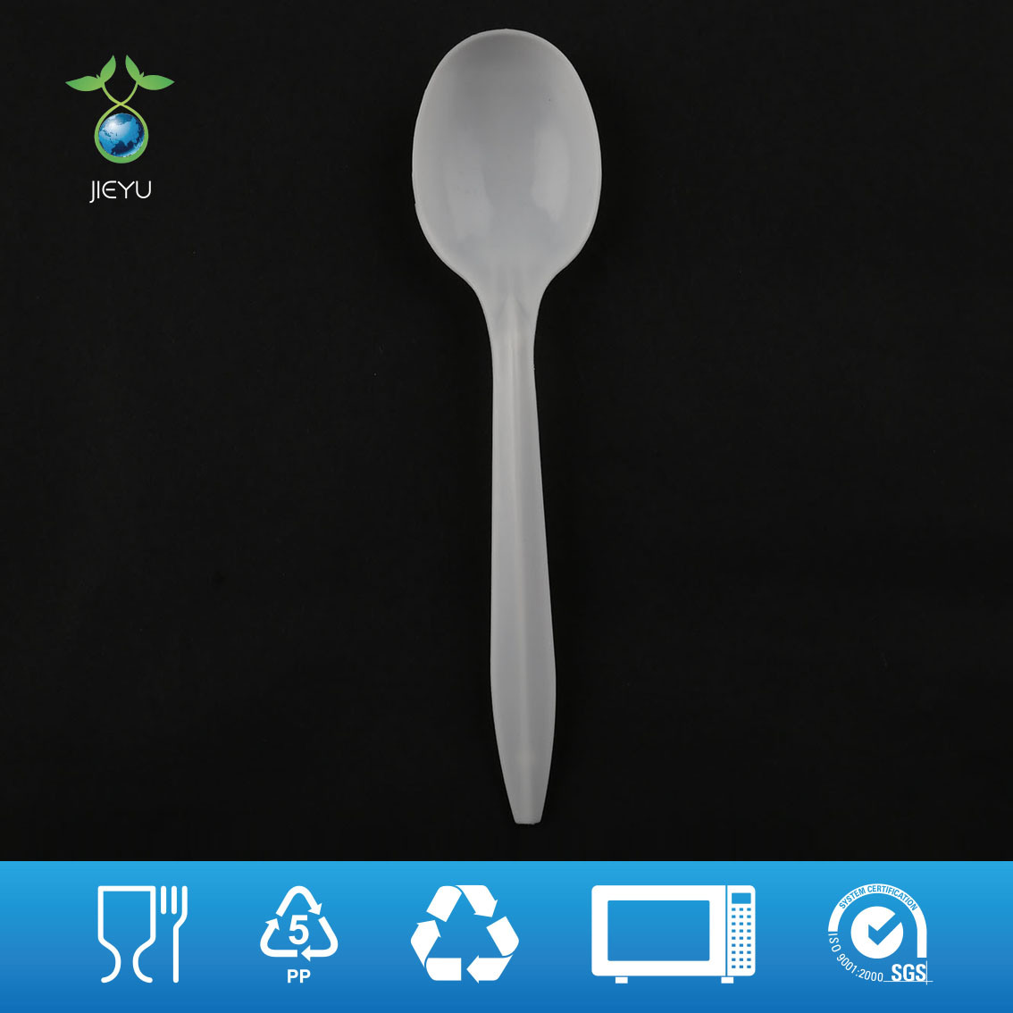 Disposable Cutlery PP5 Plastic Spoon for Food Tableware (PL-262) Plastic