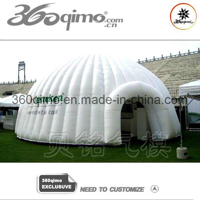 White Big Inflatable Camping Dome Tent, Inflatable Structure (BMTT36)
