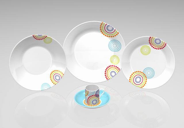 Ceramic Plates (G2627 Modern) 