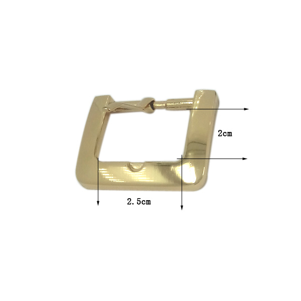 Fashion Handbag Accessory Custom Gold Metal Belt Buckle Parts