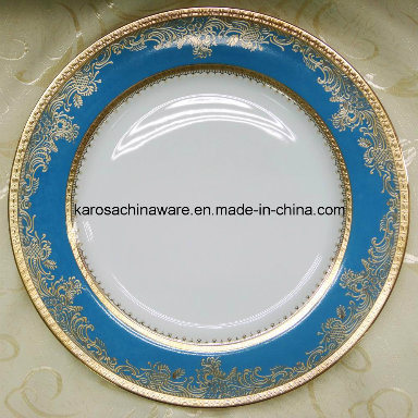 Sky Blue Design&High White Porcelain Kitchenware/Dinner/Dishes Set (K6492-E7)
