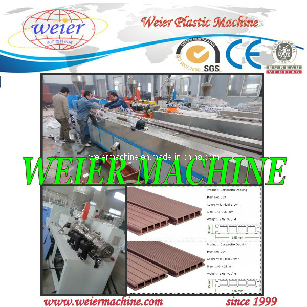 200kg/H Three Layers Co-Extrusion WPC Machinery