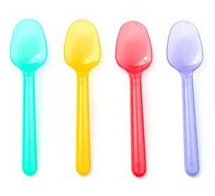 10cm Disposable Plastic Gelato Spoon
