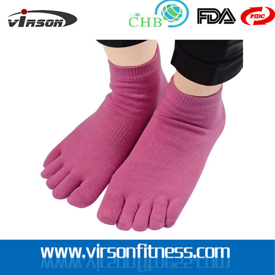 Premium Quality Cotton Full Toe Yoga Sport Socks