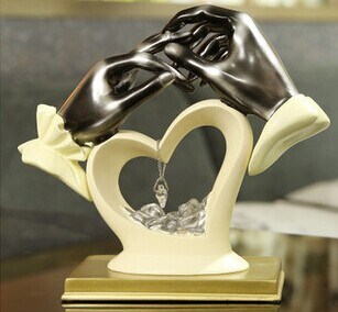 Polyresin/Resin Sculpture Valentines Gift Home Decorations