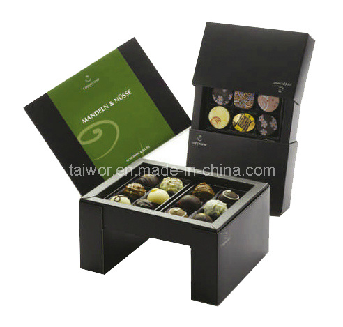 Taiwor Show Case Style Customized Chocolate Packaging Paper Box