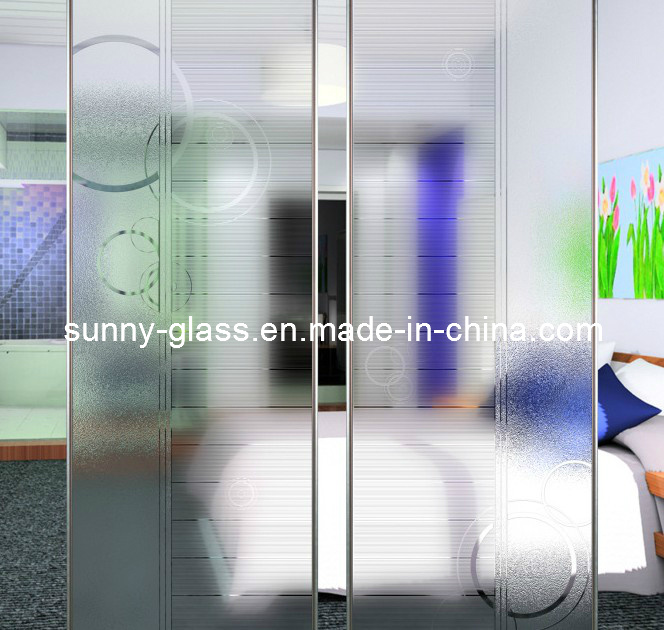 Clear Patterned Glass/ Figured Glass