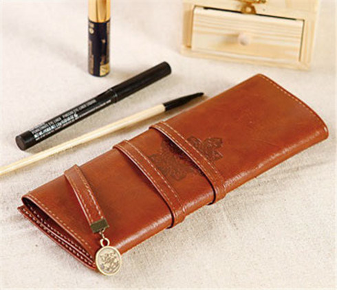 Hot Sale Gift Pen Holder PU Pencil Bag Supplier (SDB-7747)