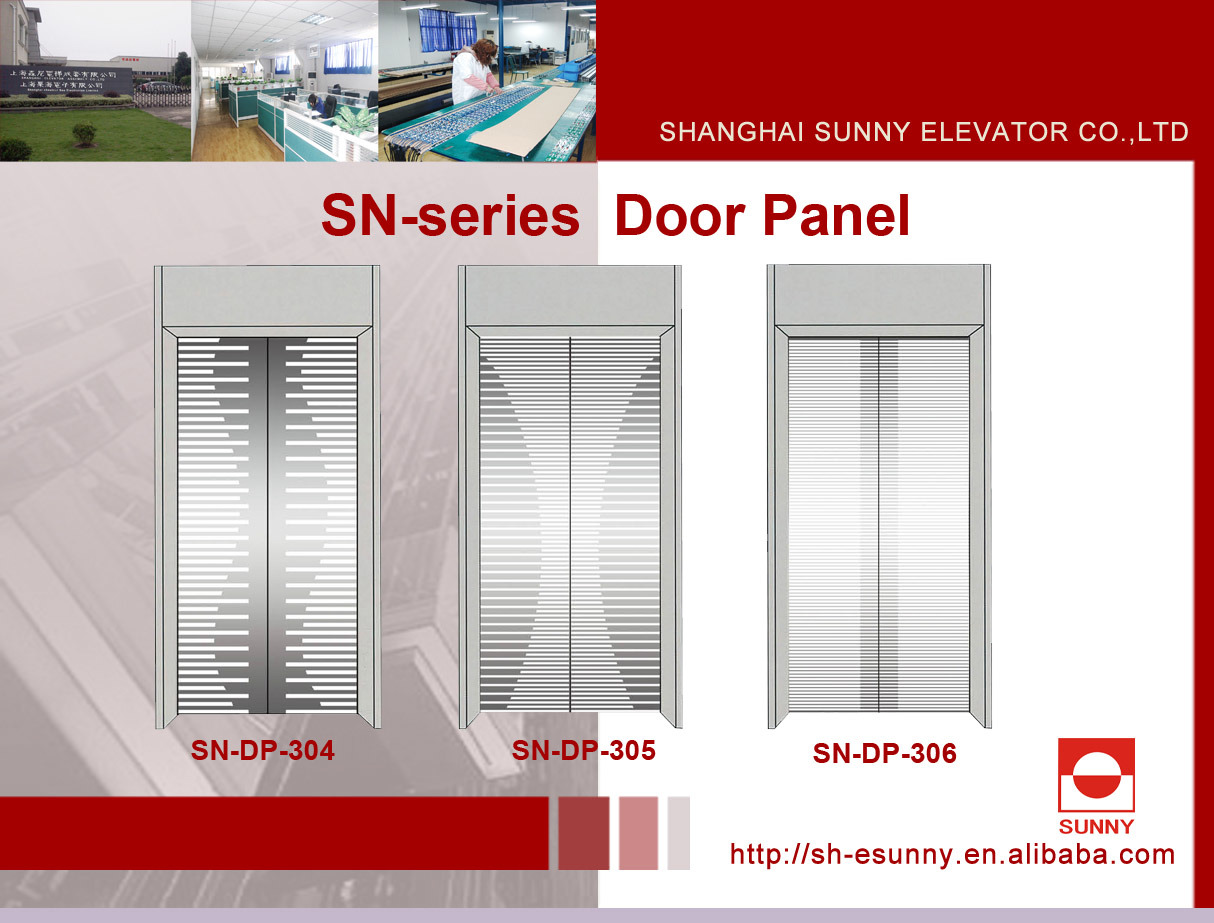 Stainless Steel Etching Door Panel for Elevator (SN-DP-304)