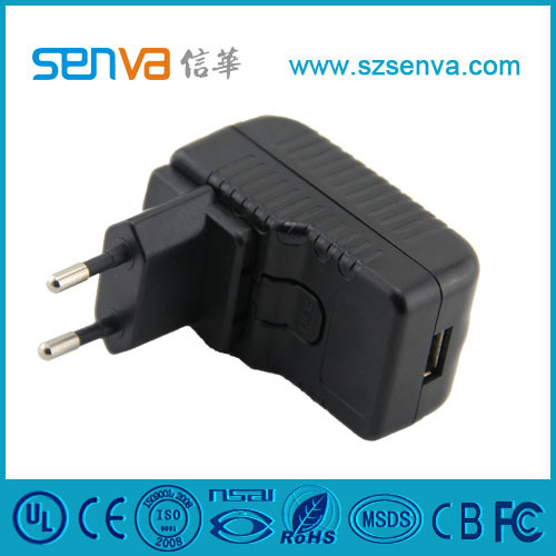 Factory Plug Changeable Power Adapter on Sale (XH-15WUSB-5V03-AF-11)
