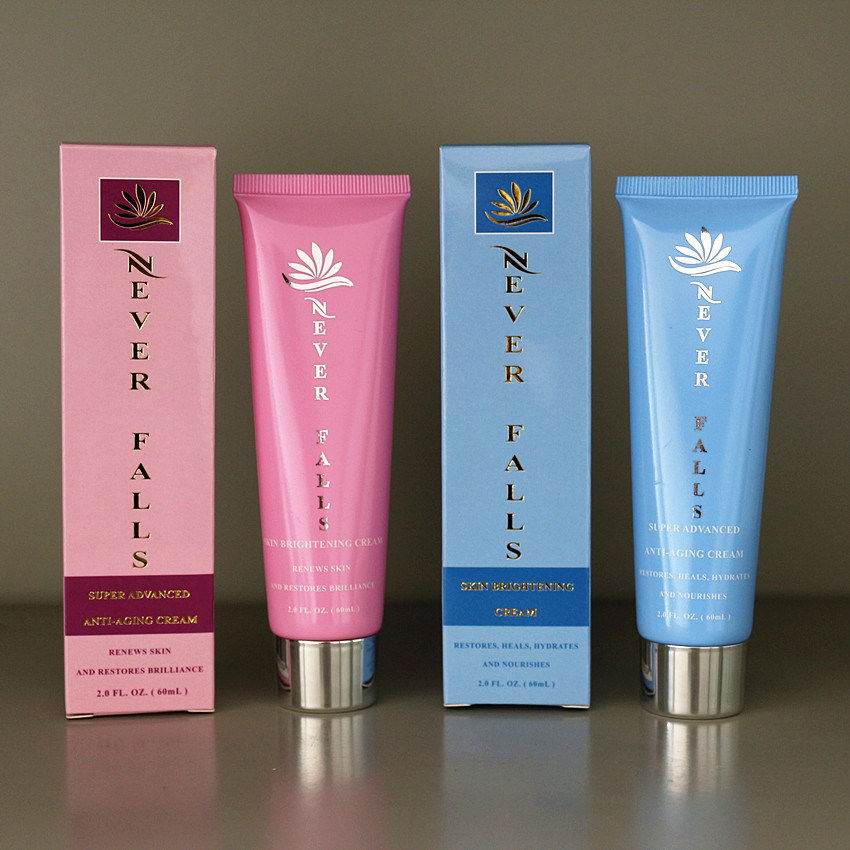 Cosmetic Plastic Squeeze Tube with Paper Box Packaging