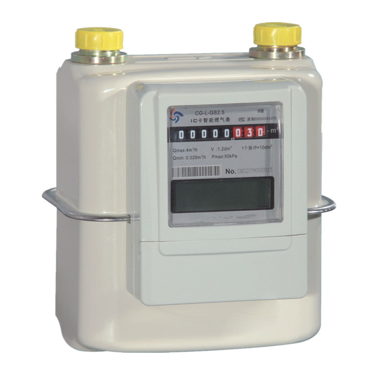 IC/RF Card Prepayment Gas Meter