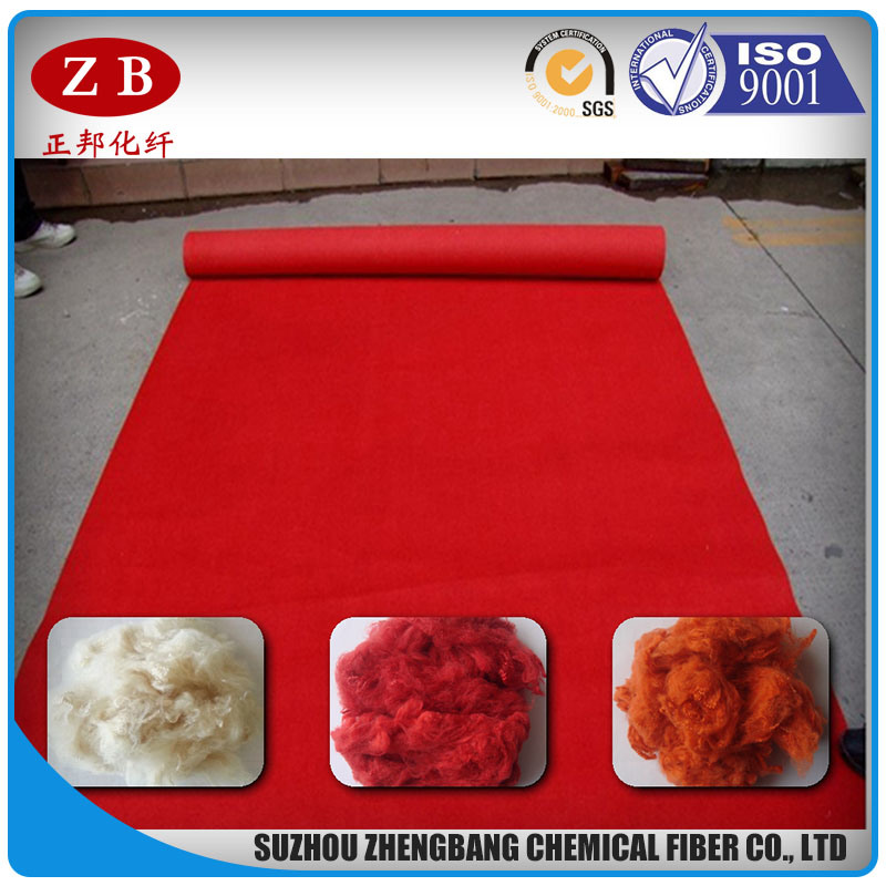 Recycled Polyester Staple Fiber for Exhibition Carpet