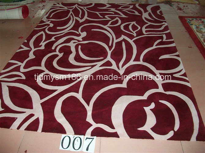 Flower Design Wool Carpet